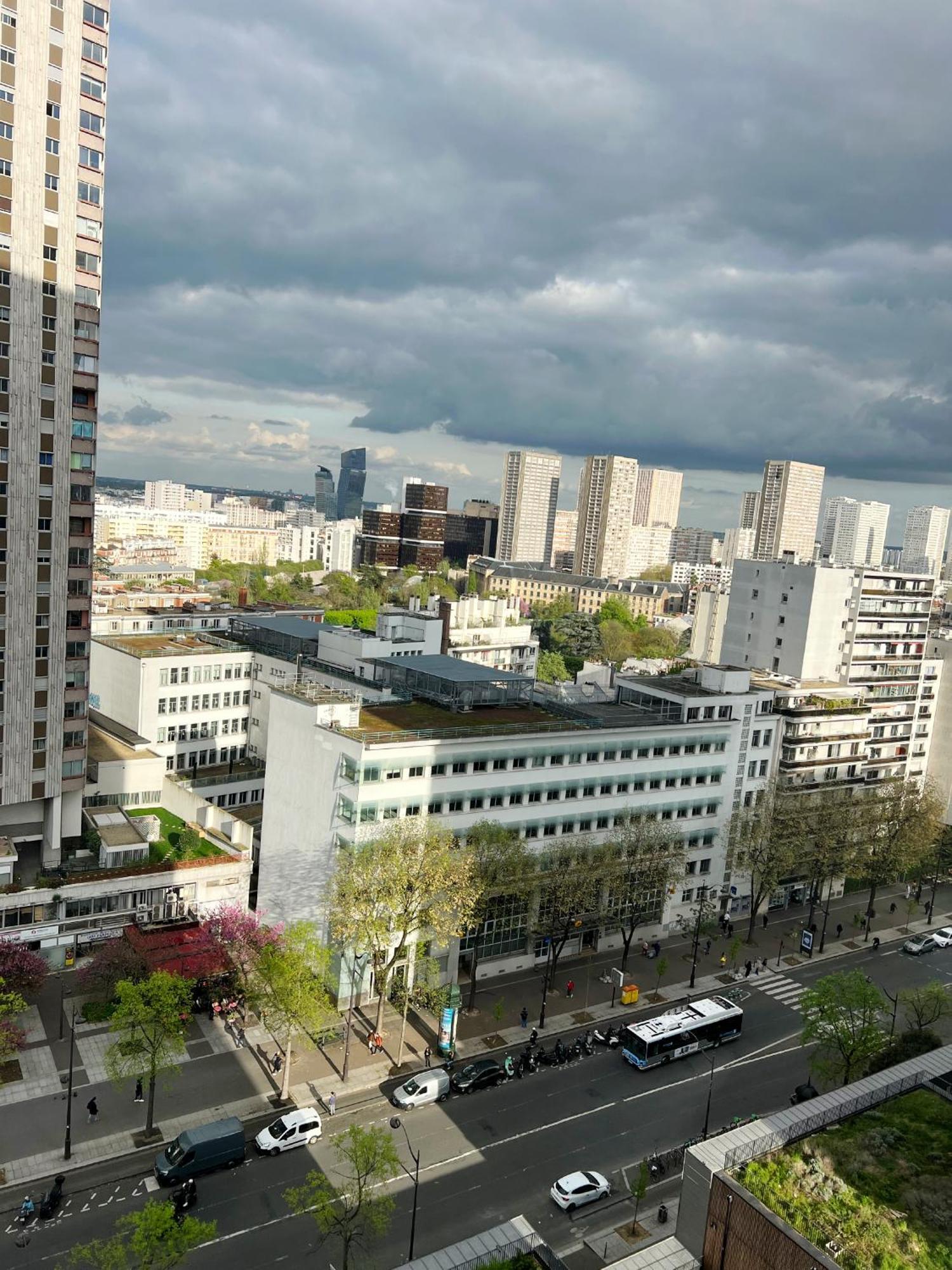 Chic 2 Rooms Paris13 With View Екстер'єр фото